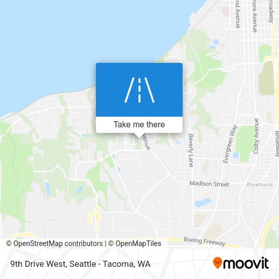 9th Drive West map