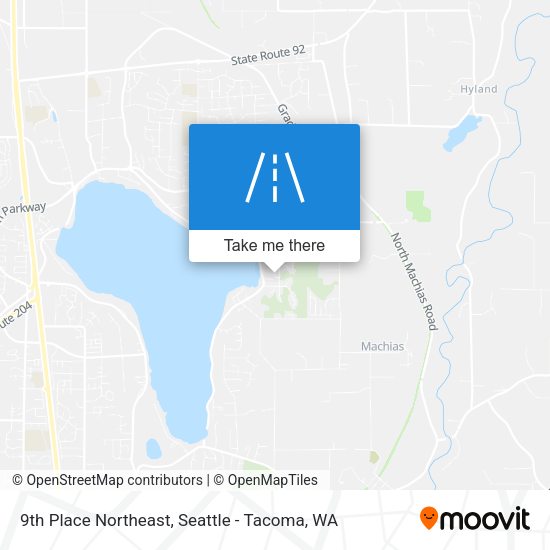 9th Place Northeast map