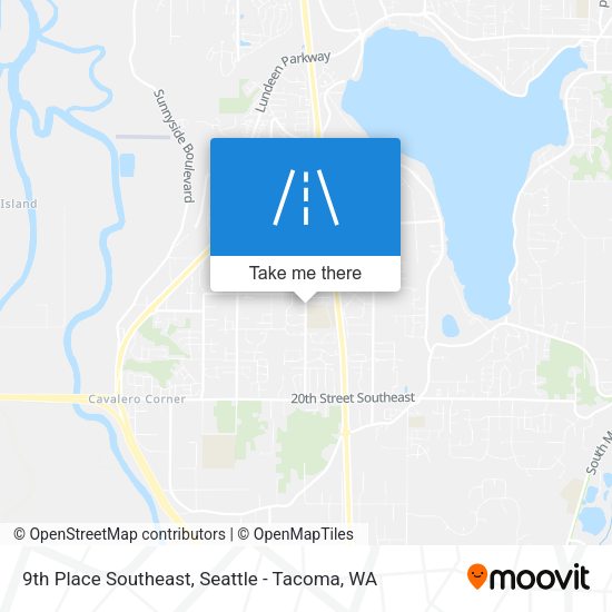 Mapa de 9th Place Southeast