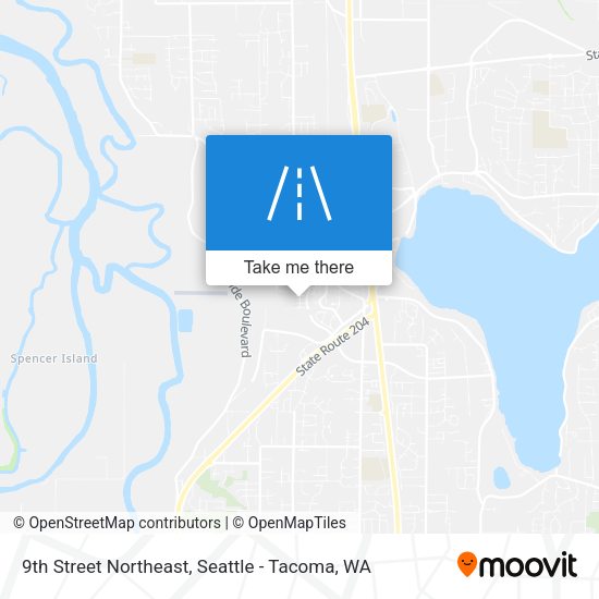 Mapa de 9th Street Northeast