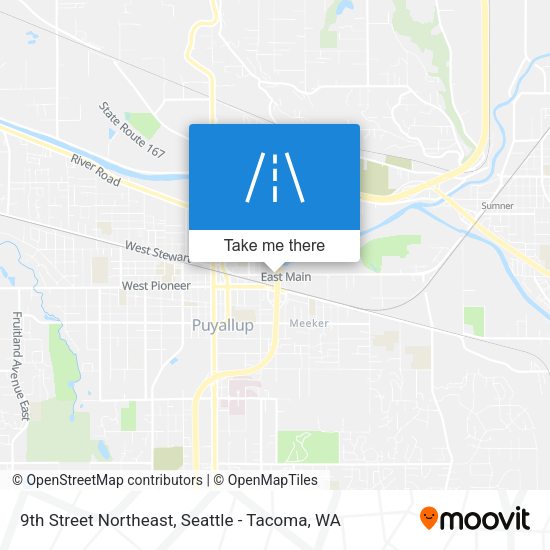 Mapa de 9th Street Northeast