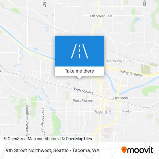 9th Street Northwest map