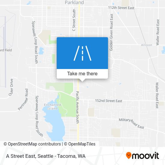 A Street East map