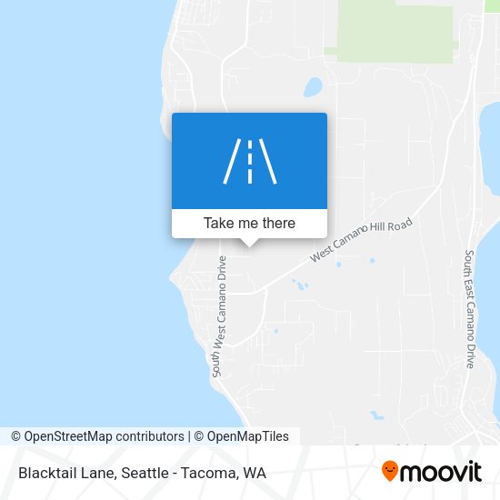 Mapa de Blacktail Lane