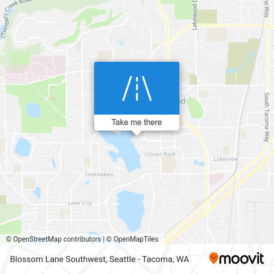 Mapa de Blossom Lane Southwest
