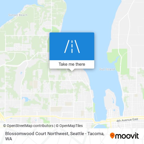 Blossomwood Court Northwest map