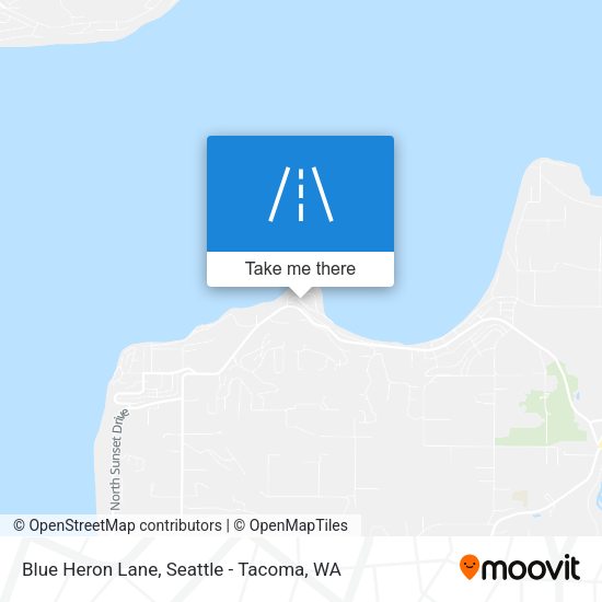 Blue Heron Lane map