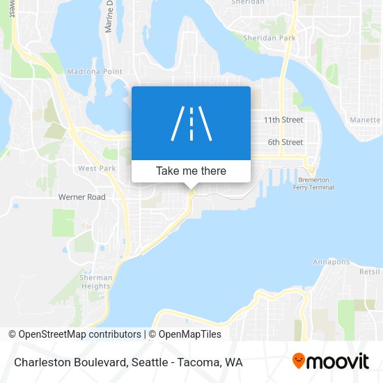 Charleston Boulevard map
