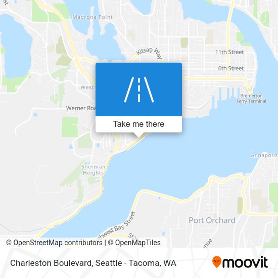 Mapa de Charleston Boulevard