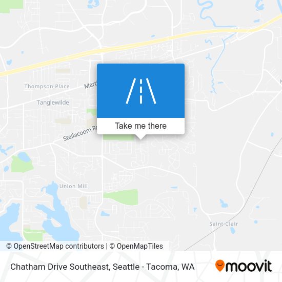 Mapa de Chatham Drive Southeast