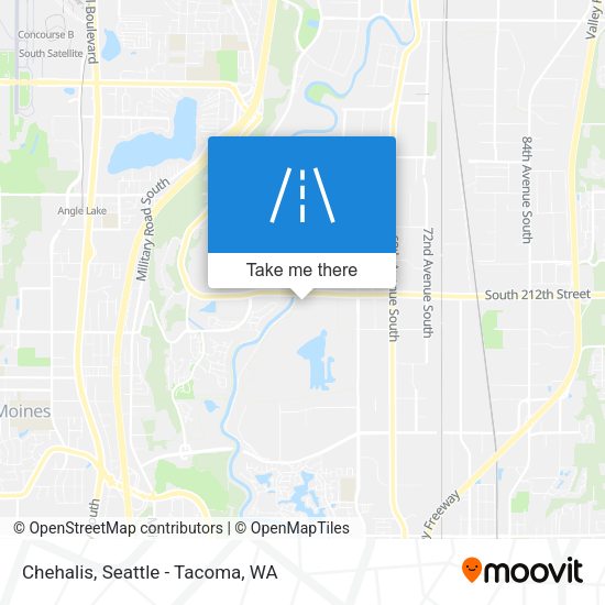 Chehalis map