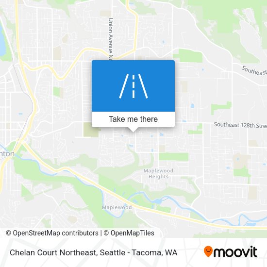 Chelan Court Northeast map