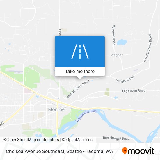 Chelsea Avenue Southeast map