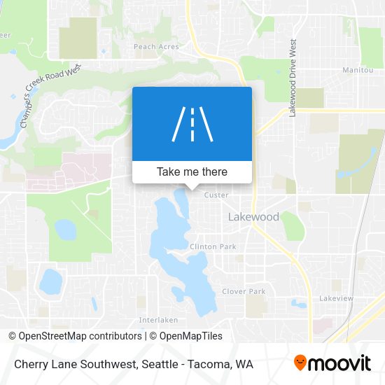 Mapa de Cherry Lane Southwest