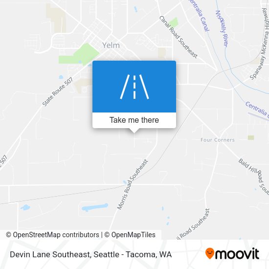 Mapa de Devin Lane Southeast
