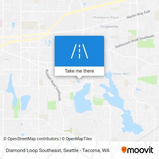 Mapa de Diamond Loop Southeast