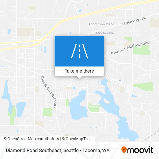 Diamond Road Southeast map