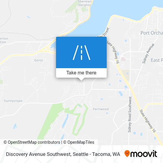 Mapa de Discovery Avenue Southwest
