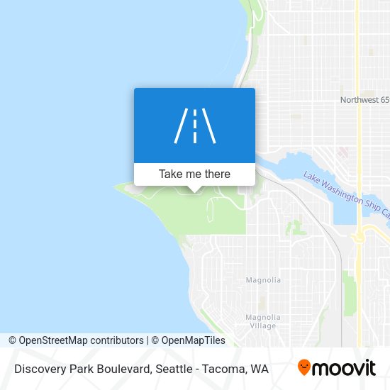 Mapa de Discovery Park Boulevard