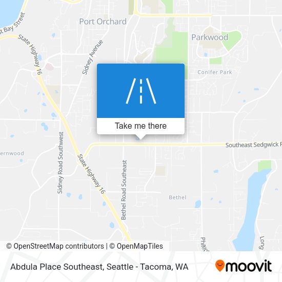 Mapa de Abdula Place Southeast