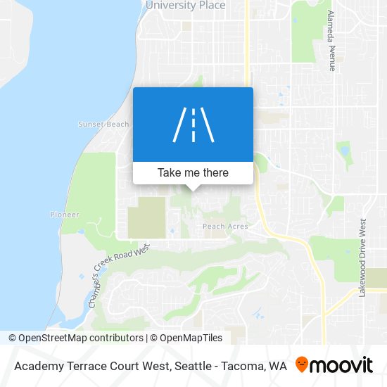 Academy Terrace Court West map