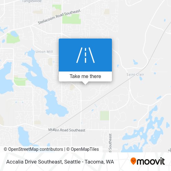 Accalia Drive Southeast map