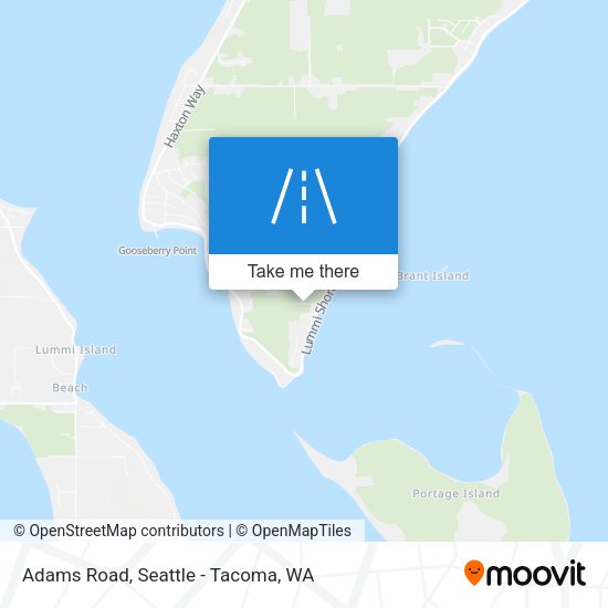 Adams Road map