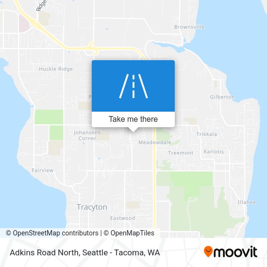 Adkins Road North map