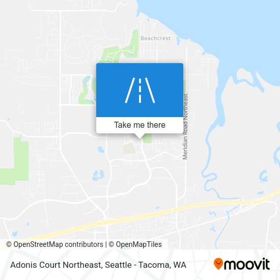 Adonis Court Northeast map