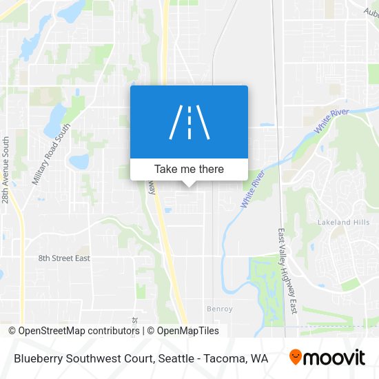Mapa de Blueberry Southwest Court