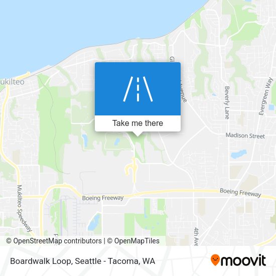 Boardwalk Loop map