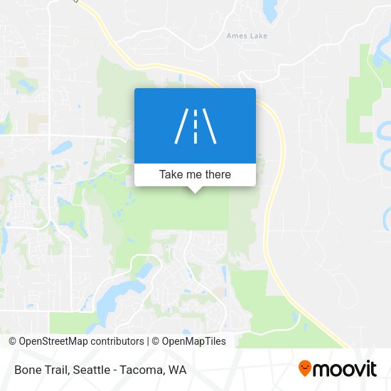Bone Trail map
