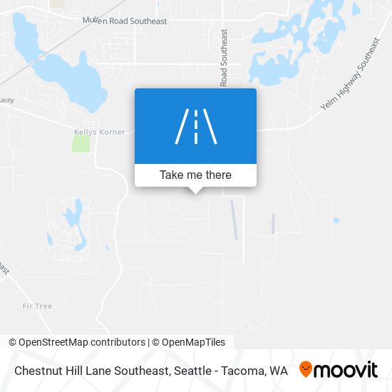 Mapa de Chestnut Hill Lane Southeast