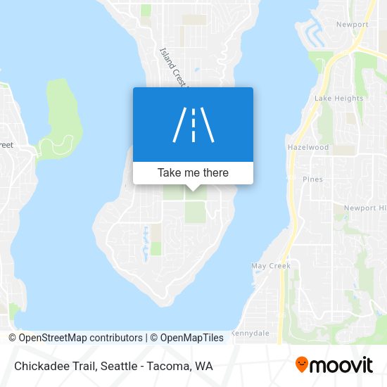 Chickadee Trail map