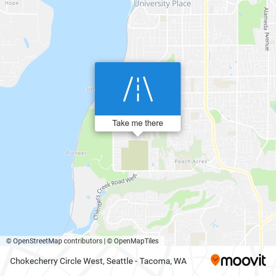 Chokecherry Circle West map