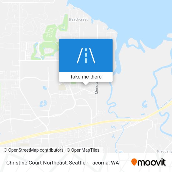 Mapa de Christine Court Northeast