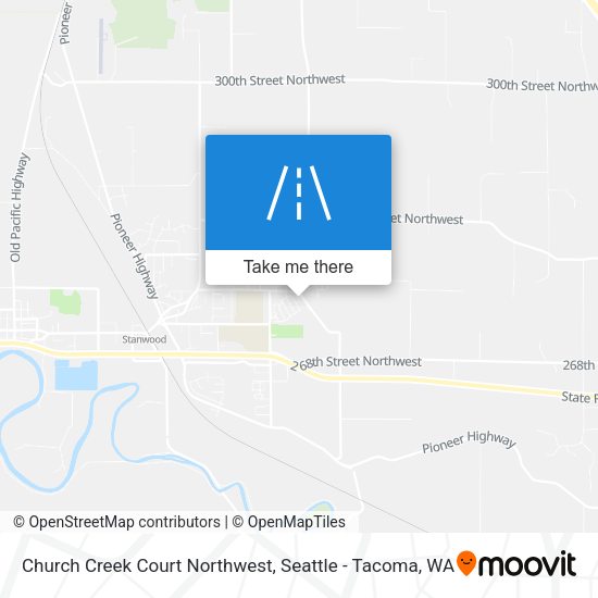 Church Creek Court Northwest map