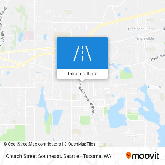 Mapa de Church Street Southeast