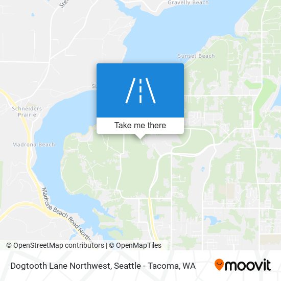 Mapa de Dogtooth Lane Northwest