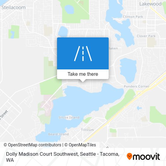 Mapa de Dolly Madison Court Southwest
