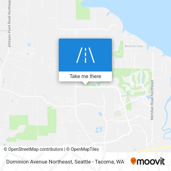 Dominion Avenue Northeast map