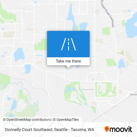 Mapa de Donnelly Court Southeast