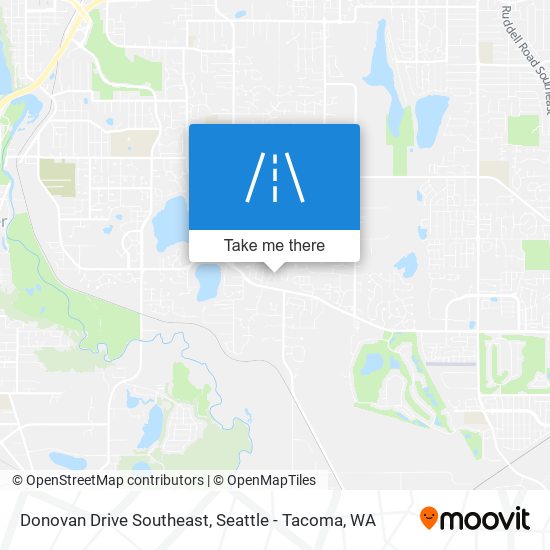 Mapa de Donovan Drive Southeast