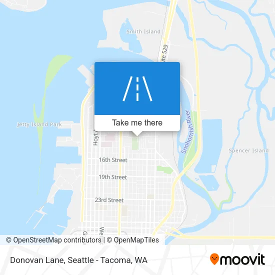 Mapa de Donovan Lane