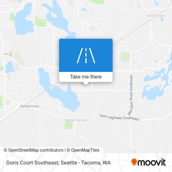Doris Court Southeast map