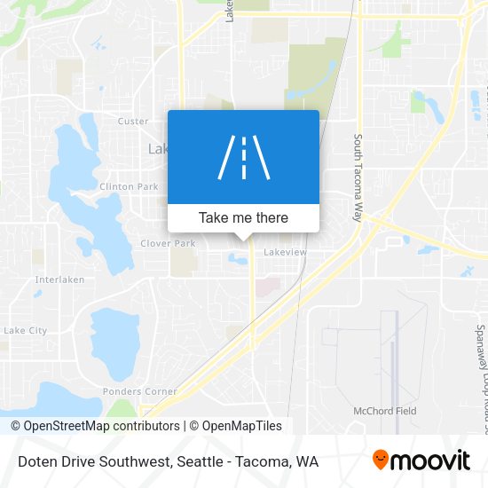 Mapa de Doten Drive Southwest