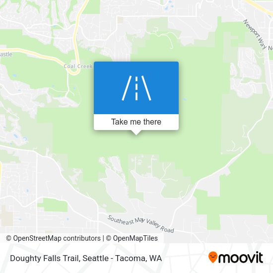 Doughty Falls Trail map