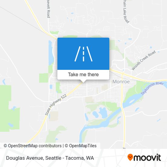 Douglas Avenue map