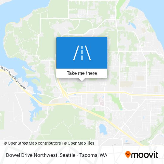 Mapa de Dowel Drive Northwest