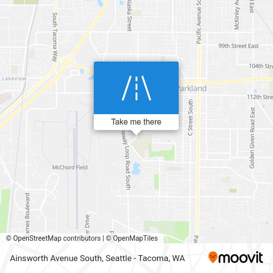 Mapa de Ainsworth Avenue South